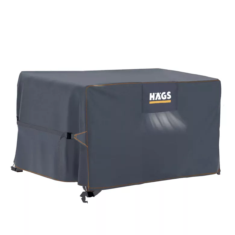Haegs Bahçe Mobilyası Örtüsü, 200-200-90cm, Ağır Hizmet Oxford Kumaş, Su Geçirmez, Dış Mekan Veranda Masa Örtüsü, Havalandırmalı Masa ve Sandalye Koruma Kılıfı Gri