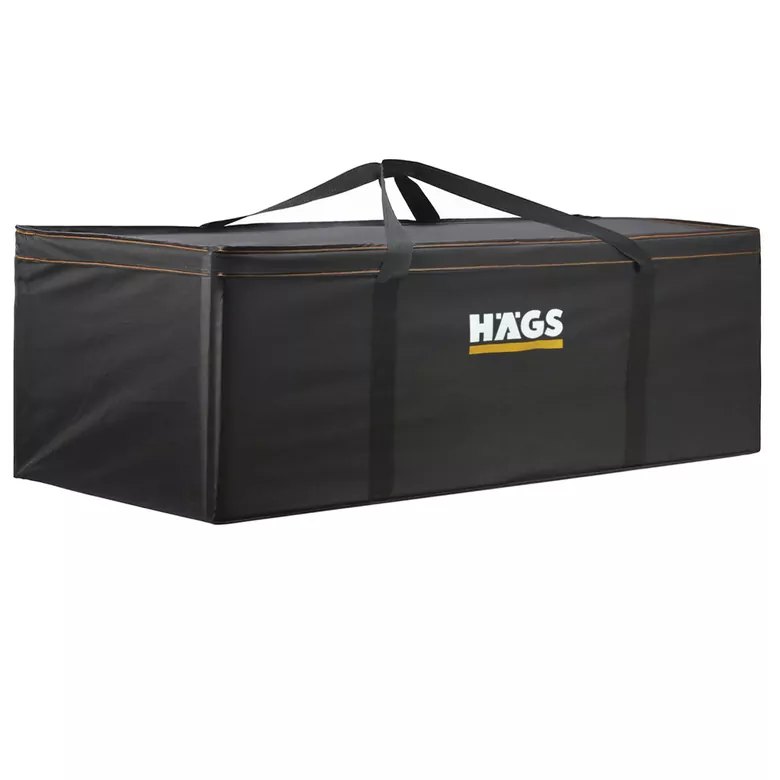 HAEGS Bahçe Mobilya Yastığı, Minderi Saklama Çantası Hurç, Yatak, Yorgan, Yastık Organizer, Düzenleyici, Depolama Hurcu, Çantası, Extra Büyük Battal Boy - 725 Lt Siyah