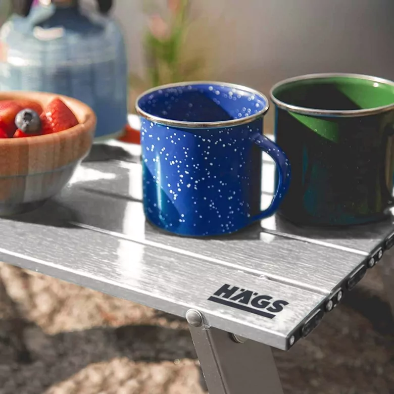Haegs Portatif Küçük Masa Alüminyum Ultra hafif Katlanır Mini Masa - Plaj, Piknik, Kamp, Balıkçı, Outdoor Küçük Sehpa Masa - Gümüş
