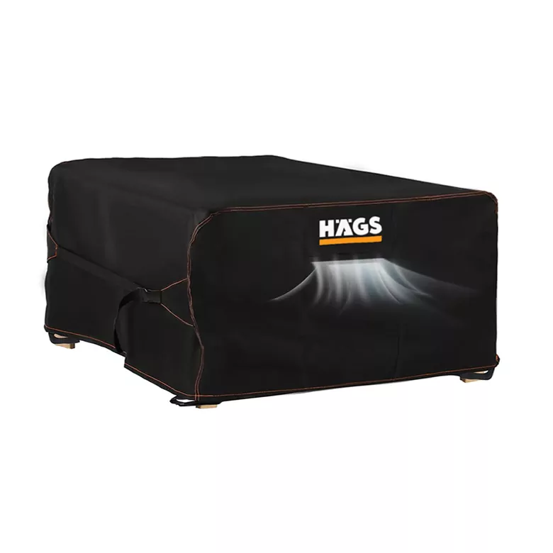 Haegs Bahçe Mobilyası Örtüsü, 150-150-74cm, Ağır Hizmet Oxford Kumaş, Su Geçirmez, Dış Mekan Veranda Masa Örtüsü, Havalandırmalı Masa ve Sandalye Koruma Kılıfı