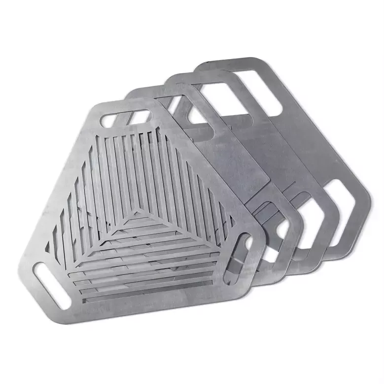 Haegs Fire Pit Portatif Ateş Çukuru Paslanmaz Çelik Krom BBQ Grill Izgaralı, Kamp Ateşi, Kolay Taşınabilir Odun Kömür Dış Mekan Outdoor Barbekü Mangal (56cm x 56cm)
