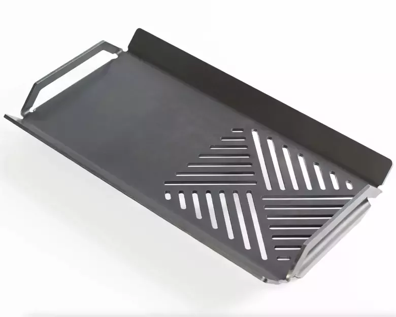 Haegs Paslanmaz Çelik Krom BBQ Grill Izgara, Barbekü Mangal Izgarası (56cm x27cm x0,3cm) 61GL10