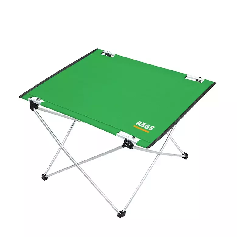 HAEGS Ultralight Katlanır Kamp Masası, Piknik, BBQ, Balıkçılık, Avcılık, Plaj, Hiking için Taşınabilir Kompakt Roll Up Outdoor Kamp Masası  Small - Yeşil