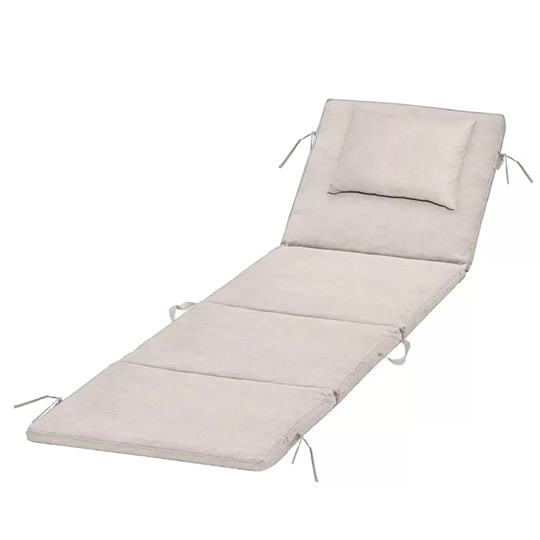 Haegs Plaj Minderi, Plaj Çantası Tasarımlı, Katlanır Plaj Matı, Yastıklı,  Plaj Şezlong Minderleri,  22 Dens 180x53x2cm - Bej