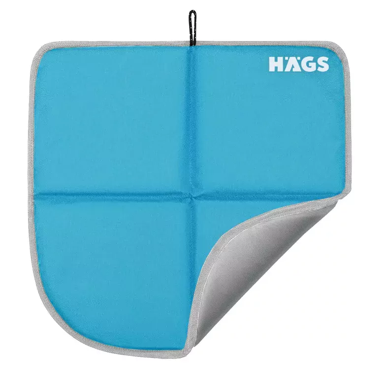 Haegs Outdoor Oturma Minderi, Kamp Matı, Yürüyüş, Stadyum ve Seyahat İçin Katlanabilir Su Geçirmez Oxford Kumaş Termal Oturma Minderi - Açık Mavi