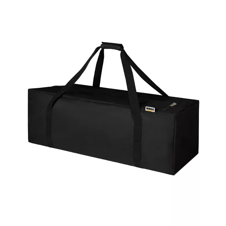Haegs Taşıma Çantası, Fermuarlı Dayanıklı Seyahat Spor, Kamp Malzemeleri Saklama Çantası, Hurç, Valiz, 70L Orta Boy - Siyah