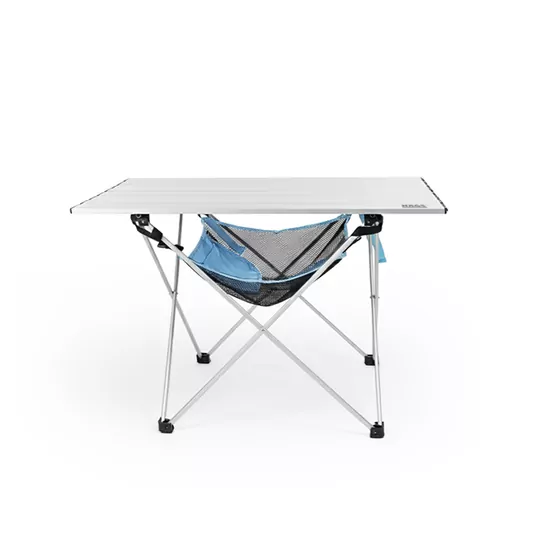 Masa Altı Saklama Filesi, Kamp Piknik Outdoor için Masa Altı Kamp Malzemeleri Eşya Depolama, Düzenleyici Organizer Kese Hurç File - S- 35x35 cm - Mavi