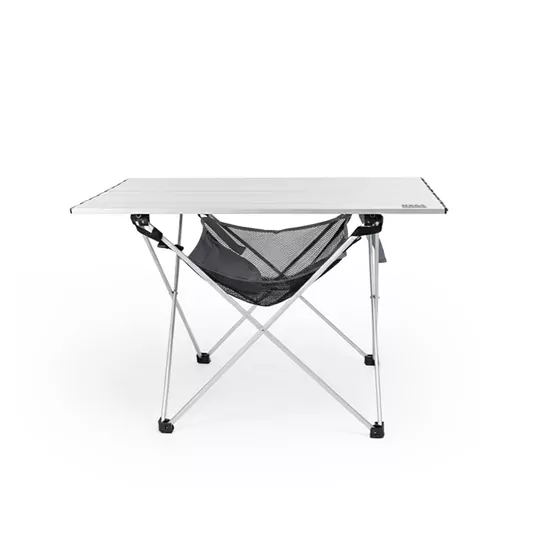 Masa Altı Saklama Filesi, Kamp Piknik Outdoor için Masa Altı Kamp Malzemeleri Eşya Depolama, Düzenleyici Organizer Kese Hurç File - S- 35x35 cm - Gri