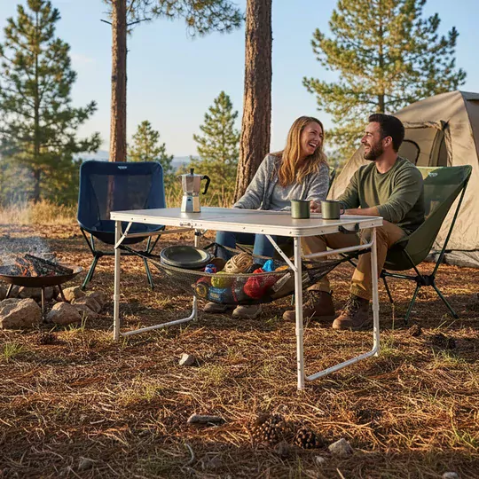 Masa Altı Saklama Filesi, Kamp Piknik Outdoor için Masa Altı Kamp Malzemeleri Eşya Depolama, Düzenleyici Organizer Kese Hurç File - XL - 80x40 cm - Gri