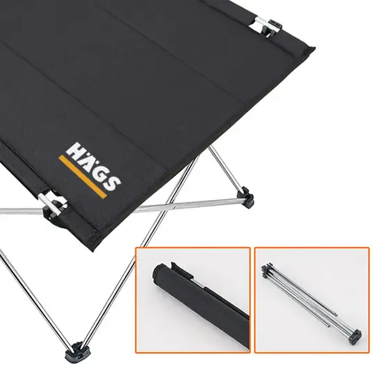 HAEGS Ultralight Katlanır Kamp Masası, Piknik, BBQ, Balıkçılık, Avcılık, Plaj, Hiking için Taşınabilir Kompakt Roll Up Outdoor Kamp Masası Large - Dino İsland