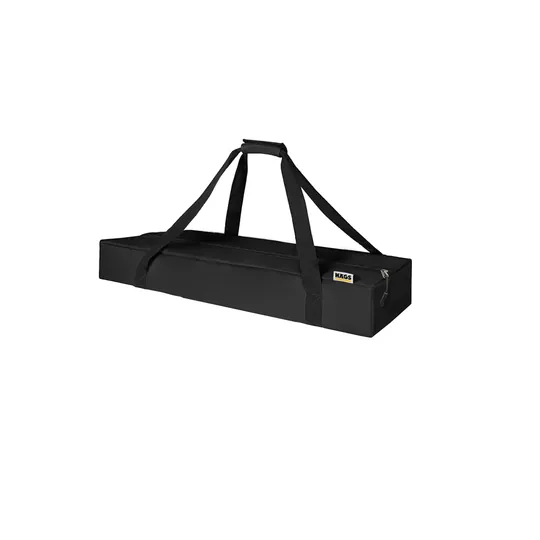 Haegs Taşıma Çantası, Çok Amaçlı Küçük Alet Çantası, Fermuarlı Dayanıklı, Kamp Malzemeleri Saklama Çantası, 12L (50 x 15 x 10 cm) Siyah