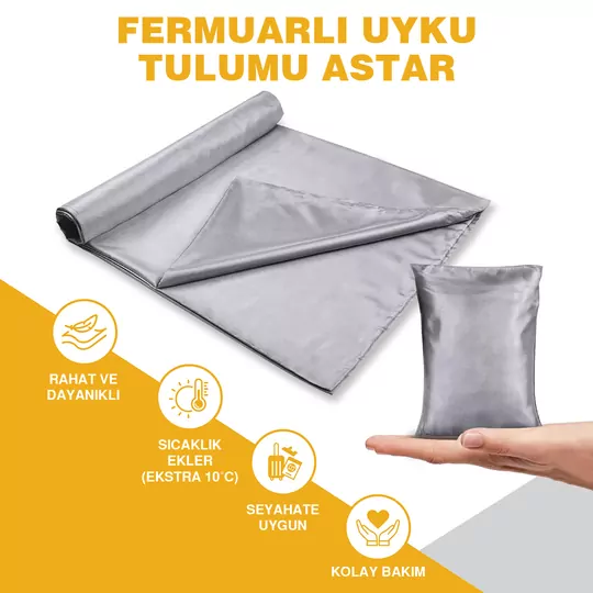 Haegs Seyahat Uyku Nevresimi, %100 Pamuk, Hafif Kompakt Taşınabilir Seyahat tipi Nevresim Takımı, Otel için Temiz Çarşaf, Kamp Uyku Tulumu Astarı, Kamp Çadır Çarşafı 220 x 105cm Mavi