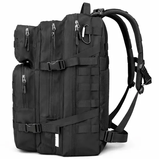 HAEGS Askeri Taktik Sırt Çantası, Ordu Derecesinde Sağlam, Ağır Hizmet Taktik Çanta, 3 Günlük Acil Durum Hücum Çantası, Kampçılık, Dağcılık, Trekking Seyahat Sırt Çantası- 45L - Yeşil