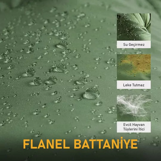 Haegs Flanel Kamp Battaniyesi, Seyahat Yorganı Dış Mekan Hafif Kompakt Outdoor Kamp Çadır Karavan Battaniye 215-150 cm Siyah