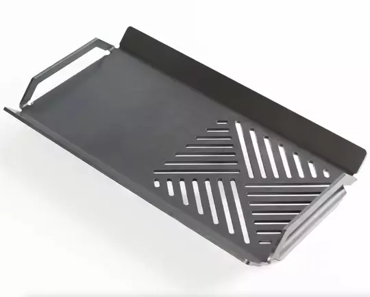 Haegs Paslanmaz Çelik Krom BBQ Grill Izgara, Barbekü Mangal Izgarası (56cm x27cm x0,3cm) 61GL10