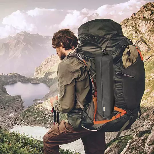 HAEGS Full Alüminyum Katlanır Kamp Masası, Piknik, BBQ, Balıkçılık, Avcılık, Plaj, Hiking için Kolay Taşınabilir Kompakt Outdoor Ultra Hafif Kamp Masası Medium - Gümüş