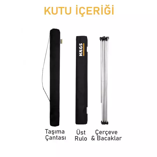 HAEGS Ultralight Katlanır Kamp Masası, Piknik, BBQ, Balıkçılık, Avcılık, Plaj, Hiking için Taşınabilir Kompakt Roll Up Outdoor Kamp Masası  Small - Yeşil