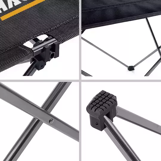 HAEGS Ultralight Katlanır Kamp Masası, Piknik, BBQ, Balıkçılık, Avcılık, Plaj, Hiking için Taşınabilir Kompakt Roll Up Outdoor Kamp Masası Small - Kamuflaj