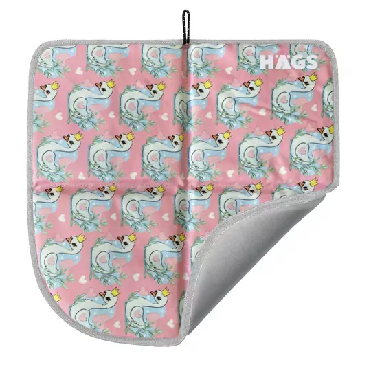 Haegs Outdoor Oturma Minderi, Kamp Matı, Yürüyüş, Stadyum ve Seyahat İçin Katlanabilir Su Geçirmez Oxford Kumaş Termal Oturma Minderi - Swan