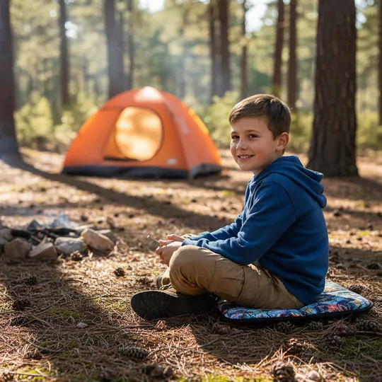 Haegs Outdoor Oturma Minderi, Kamp Matı, Yürüyüş, Stadyum ve Seyahat İçin Katlanabilir Su Geçirmez Oxford Kumaş Termal Oturma Minderi - Adventure