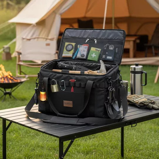 Haegs Araba Bagaj Organizer Çanta, Çok Amaçlı Termal Çanta, Araç içi Alet Eşya Düzenleyici, Kamp Malzemeleri, Piknik Çantası, Taktik, Yalıtımlı Soğutucu Yemek Taşıma Çantası, 45 Lt, Siyah