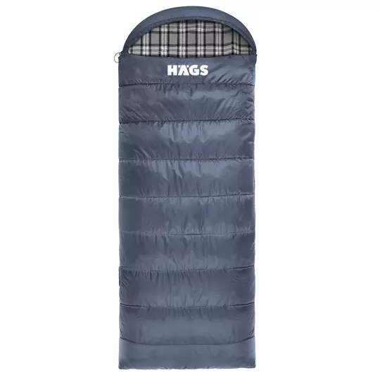 Haegs Uyku Tulumu, Flanel, Battaniye, Kamp Uyku Tulumu, Outdoor Dış Mekan, 3 - 4 Mevsim, Yazlık Uyku Tulumu - Kış Uyku Tulumu, Ultra Hafif, Sıcak ve Kompakt - Flanel -Antrasit