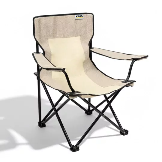 Haegs Katlanır Kamp Sandalyesi, Çocuk Kamp Sandalyesi, Hafif Taşınabilir Plaj, Kamp, Piknik için Katlanır Sandalye, Küçük Boy - Bej - Bej