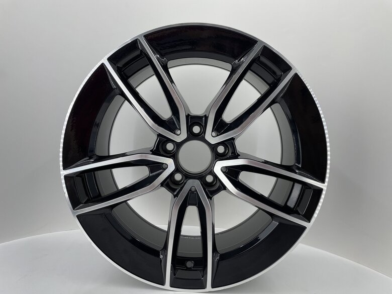 BK 5461  9,0X18 5X112 ET45 66,56 BLACK MACHINED