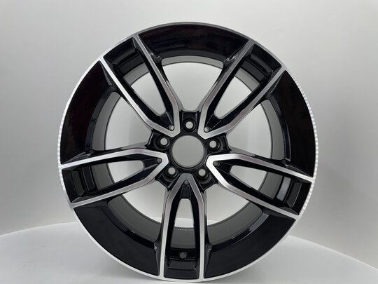 BK 5461  9,0X18 5X112 ET45 66,56 BLACK MACHINED