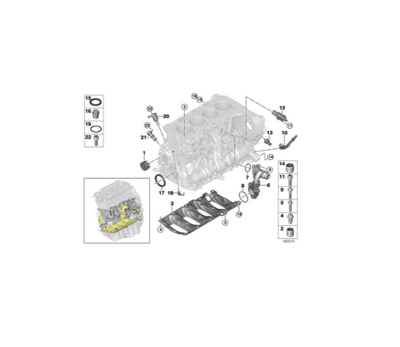 BMW  PİSTON SOĞUTMA VALFİ G20-G21-G30-G31-G32-X3 G01-X4 G02-X5 G05