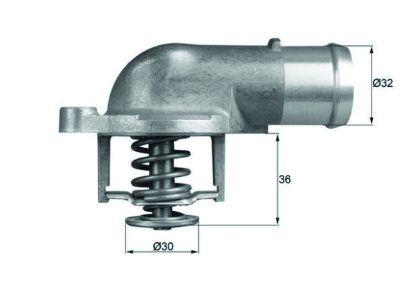 TERMOSTAT-VW 2.5 TDİ T5  (KAPAKLI)