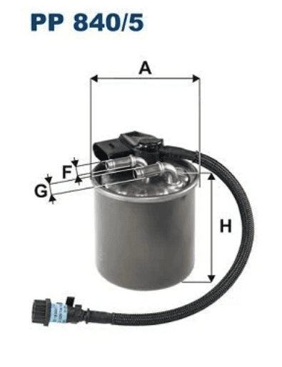 FILTRON  | Mazot Filtresi 14-Vito (W447)