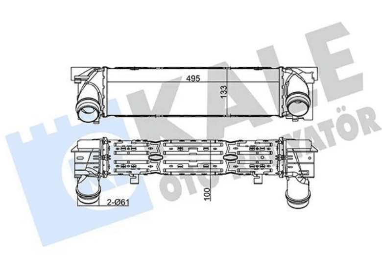 KALE | Turbo Radyatörü (Intercooler) 12-1-Seri (F20-F21) 3-Seri (F30-F31-F80)