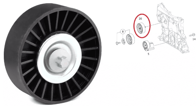 Mercedes W204 Kasa C180 Kompressor Avare Gergi Bilyası Corals Marka