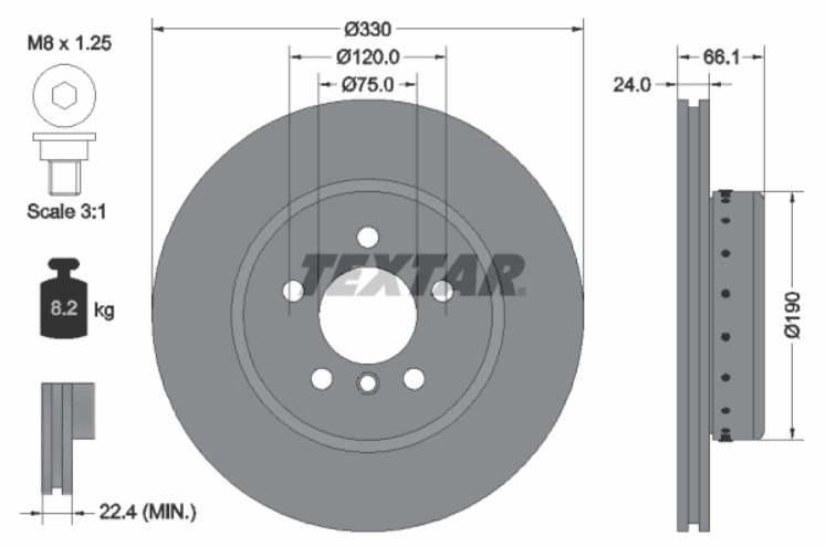 TRW | Disk On (Ad) 10-5-Seri (F10-F11) (Kutu Fıyat Tek) | 2 Adet