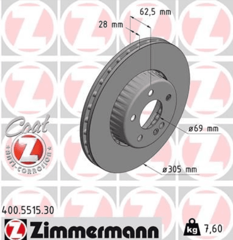 ZIMMERMANN  | M.Benz  Ön Disk