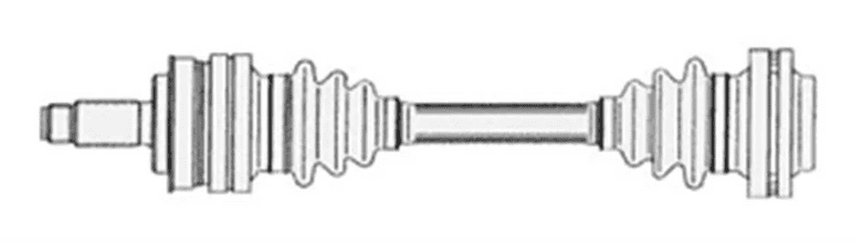 AKS MİLİ KOMPLE VW A4 01-07  1.6 ALZ  MEKANİK SAĞ