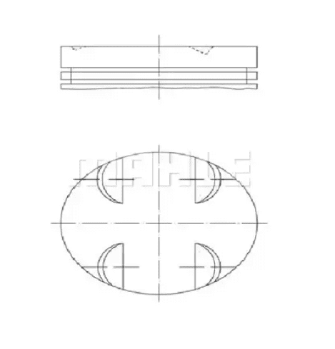 Bmw 3 Serisi E36 323i M52 B25 Piston Takımı Mahle