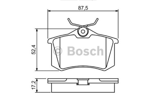 FREN BALATASI VW GOLFIV,V,VI,PASSAT,BORA ARKA