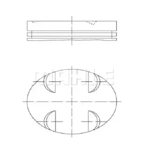 Bmw 5 Serisi E39 523i M52 B25 84.00mm Piston Takımı Mahle