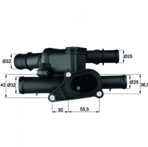 TERMOSTAT-VW 1.6 GOLFIV,BORA BFQ AVU MANUEL(Komple