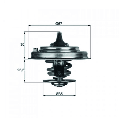 TERMOSTAT-VW 2.4-2.8 A6 PASSAT 97-