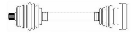 AKS MİLİ KOMPLE VW GOLFIV BORA SAĞ