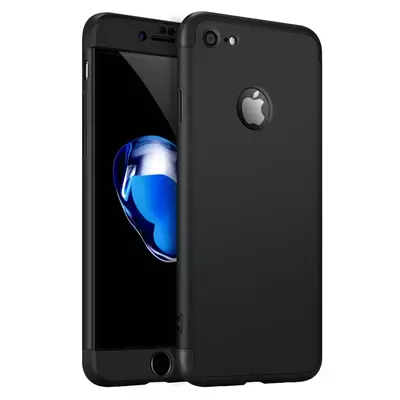 Microsonic Apple iPhone 6 Plus Kılıf Double Dip 360 Protective Siyah