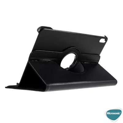 Microsonic Huawei MatePad 11 Kılıf 360 Rotating Stand Deri Mor