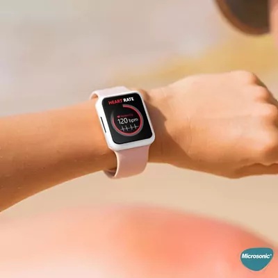 Microsonic Huawei Watch Fit 3 Kılıf Soft Silicone Lila