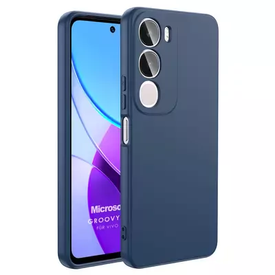 Microsonic Vivo Y19s Kılıf Groovy Soft Lacivert