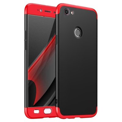 Microsonic Xiaomi Redmi Note 5A Prime Kılıf Double Dip 360 Protective AYS Siyah - Kırmızı