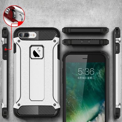 Microsonic Apple iPhone 7 Plus Kılıf Rugged Armor Kırmızı