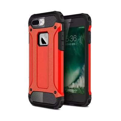 Microsonic Apple iPhone 7 Plus Kılıf Rugged Armor Kırmızı